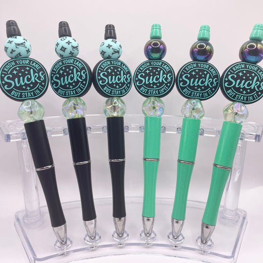 Teal and Black Focal Pens