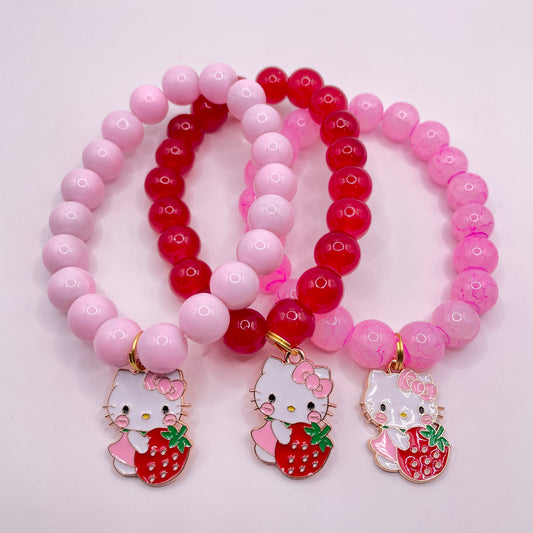 Pink & Red HK Bracelets
