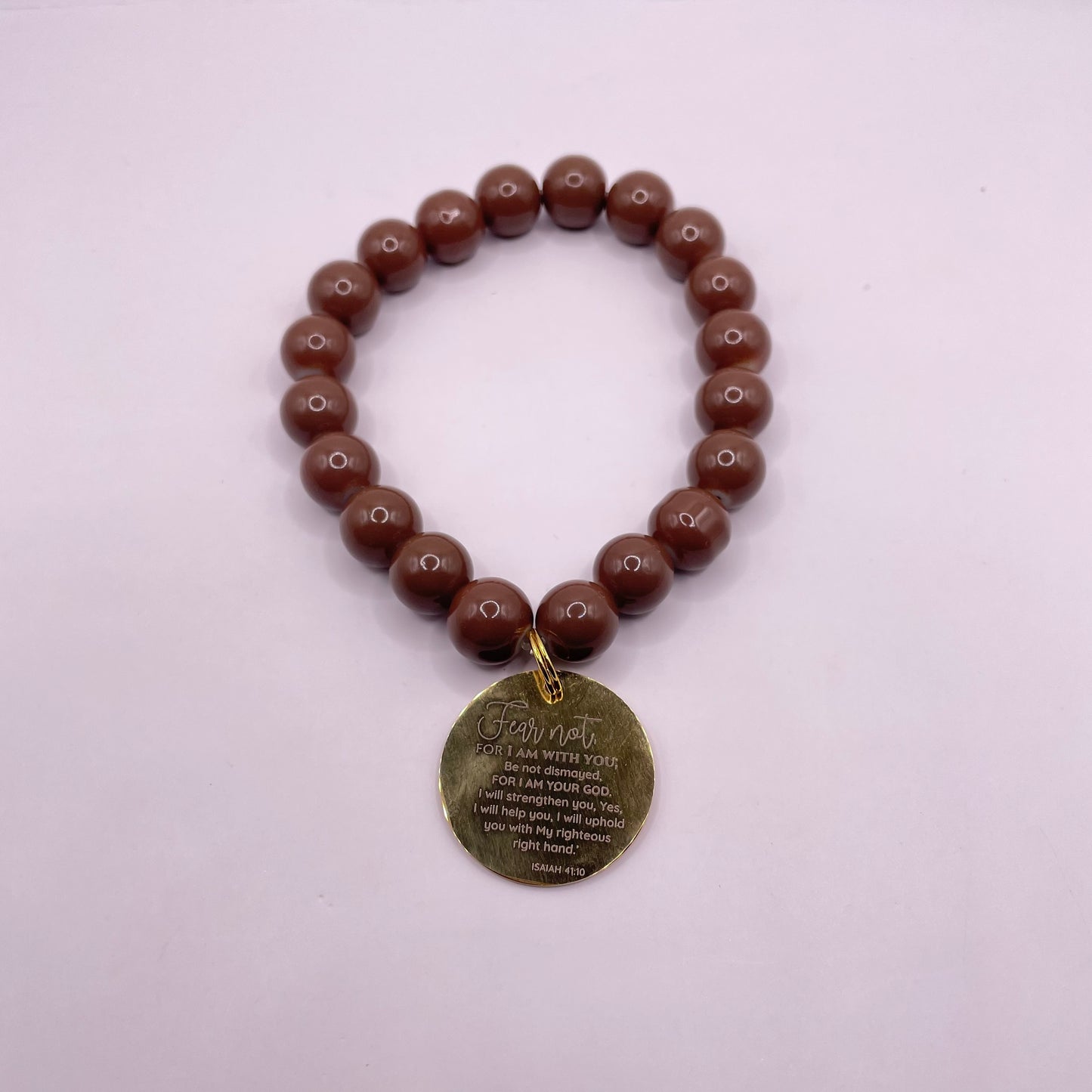 Brown with Gold Charm