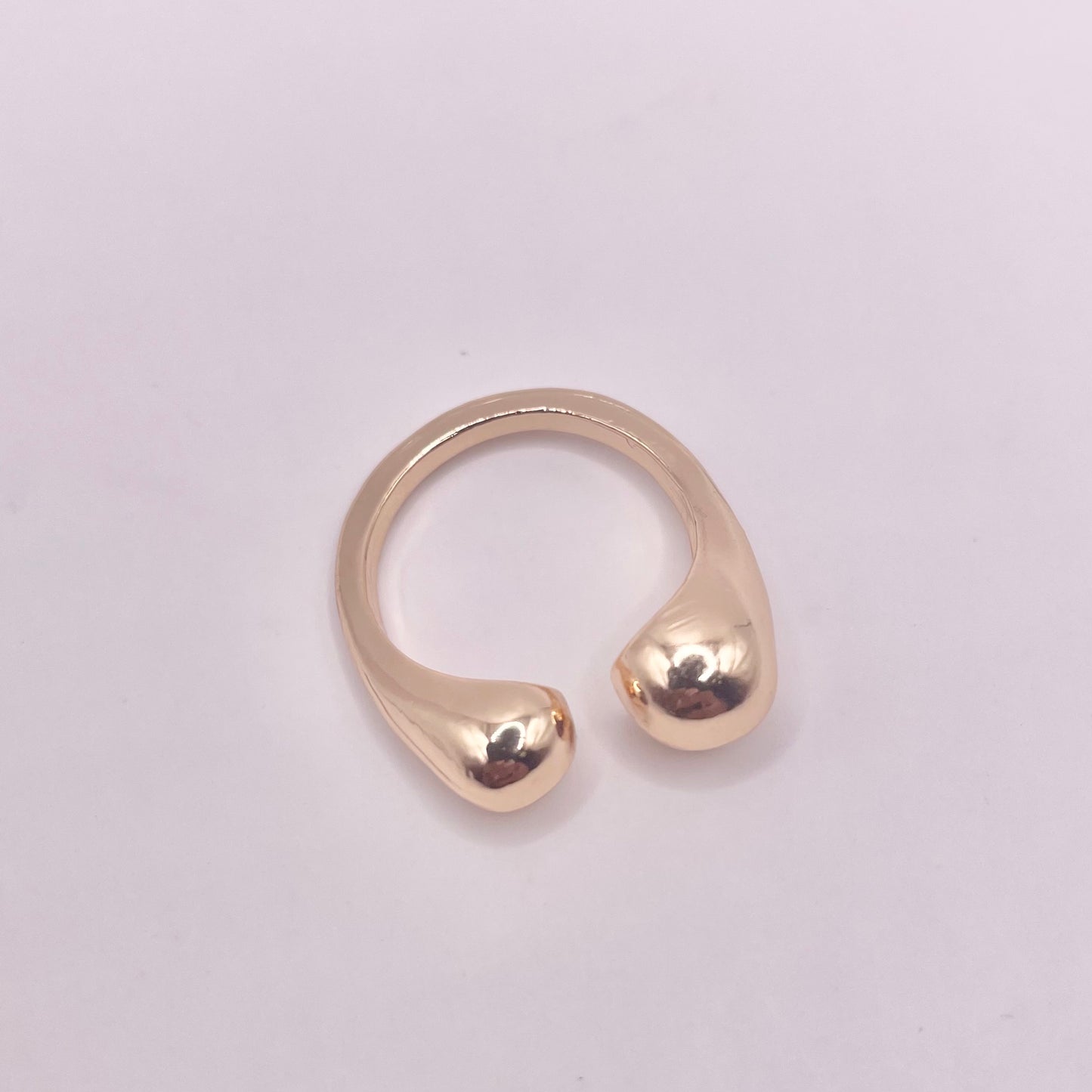 Gold/Silver Geometric Rings