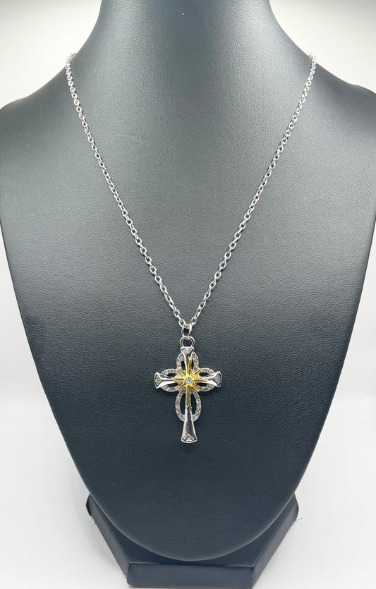 Gold/Silver Plated Cross Necklace