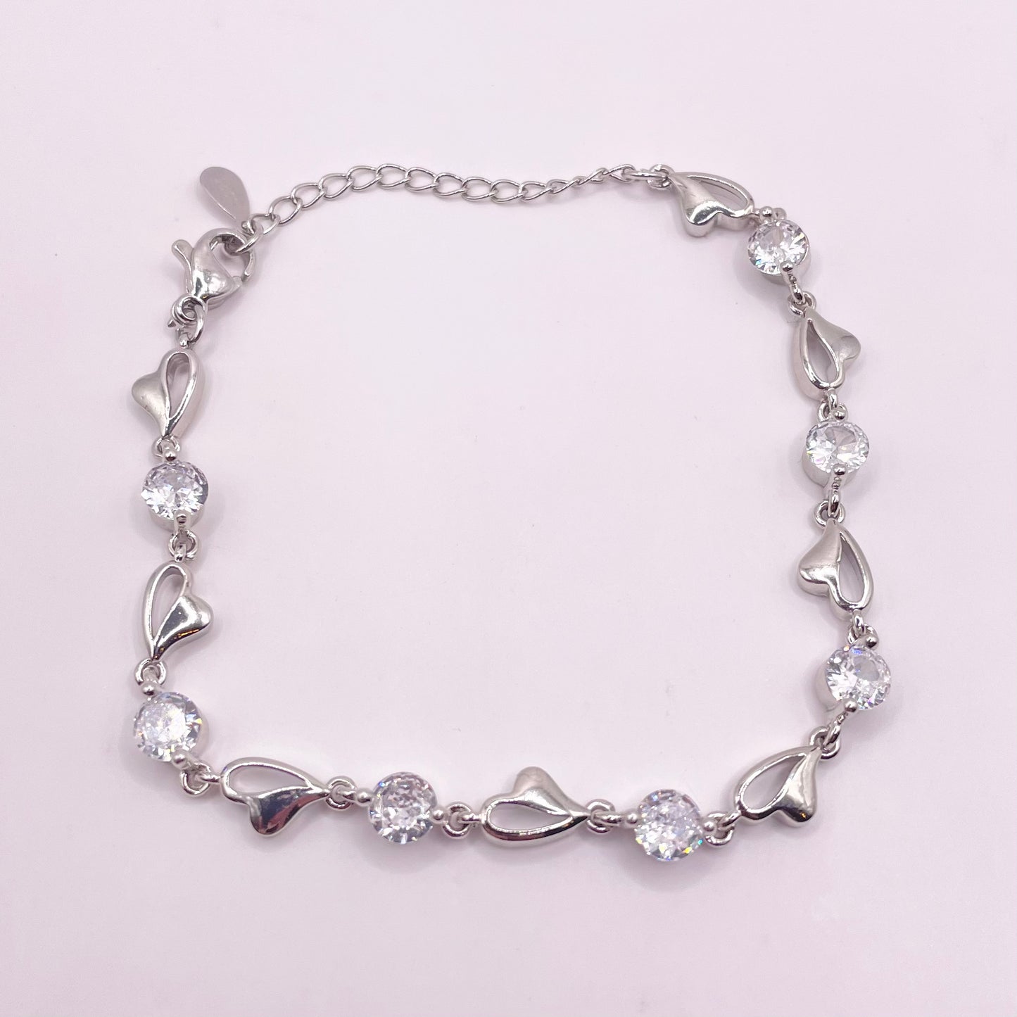 Sterling Silver Sweet Heart Bracelet