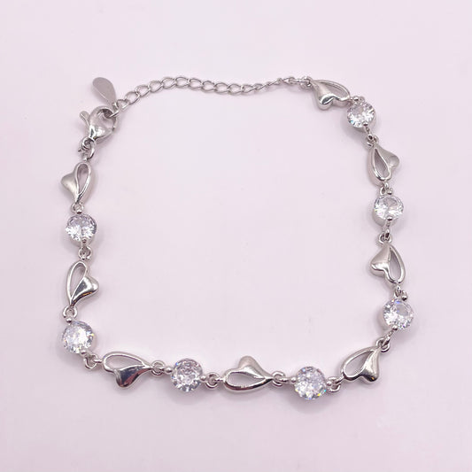 Sterling Silver Sweet Heart Bracelet