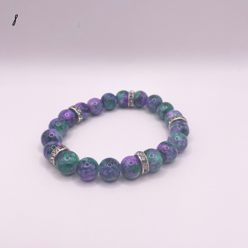 Premade Multicolor Marble Bracelet