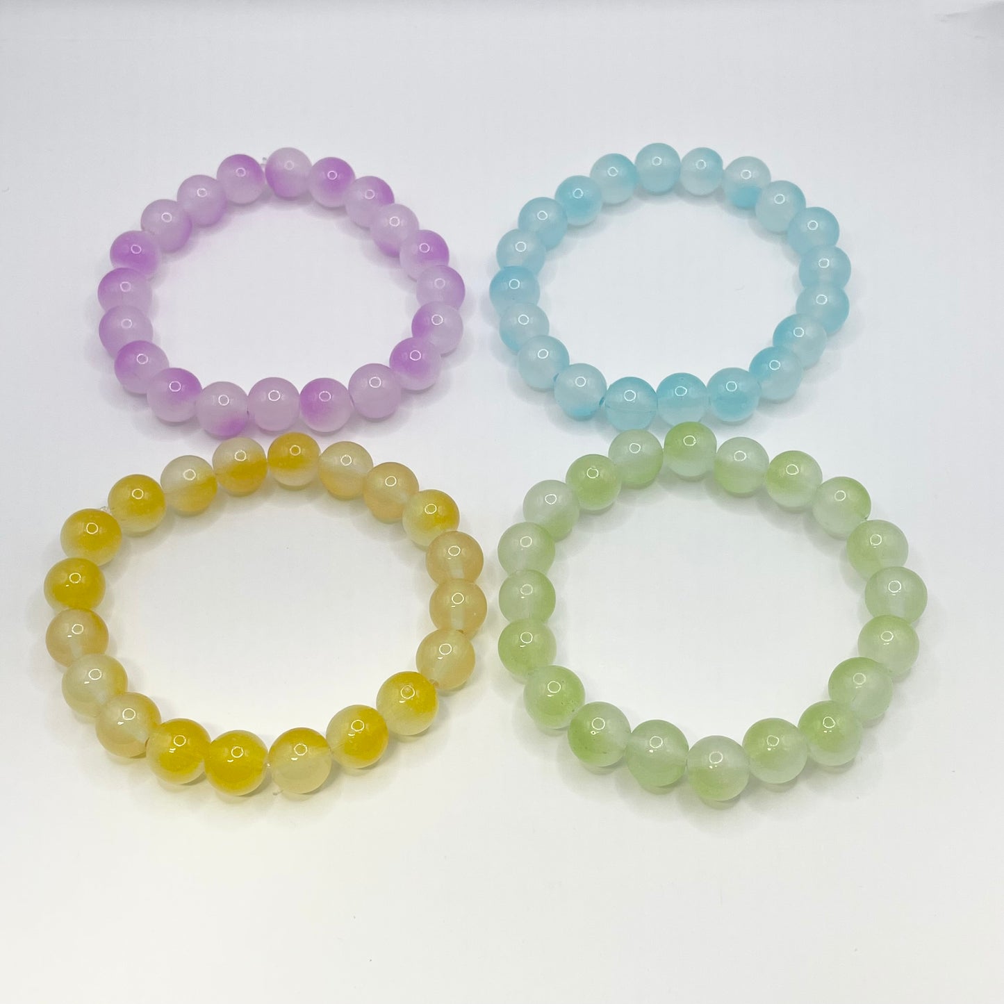 Two-Tone Jelly Bracelets (1pc)